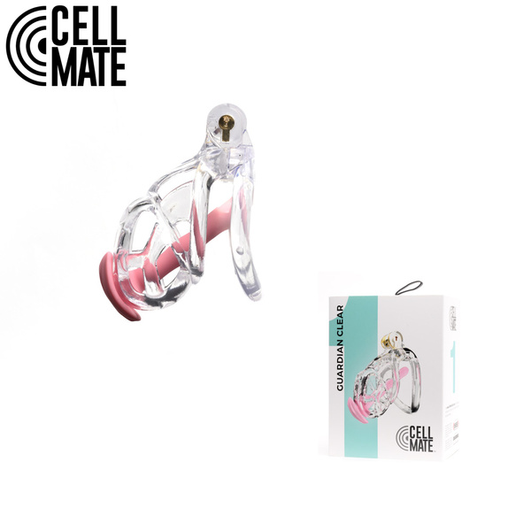 Pas cnoty Guardian Chastity Cage Clear Size 1 CELLMATE