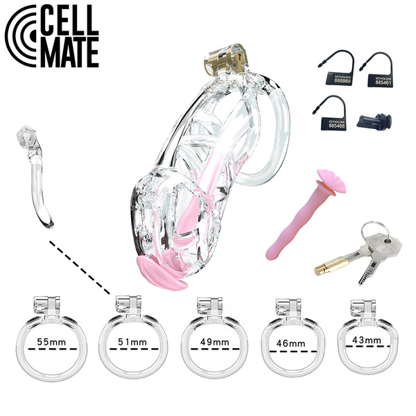 Пас цноти Guardian Chastity Cage Clear Size 4 CELLMATE