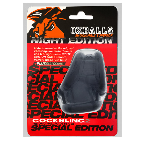 Pierścień Cocksling-2 Sling Special Edition Black Oxballs