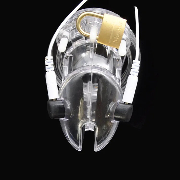 Пояс цнотливості Volt Cage Electro Chastity Cage Clear Brutus