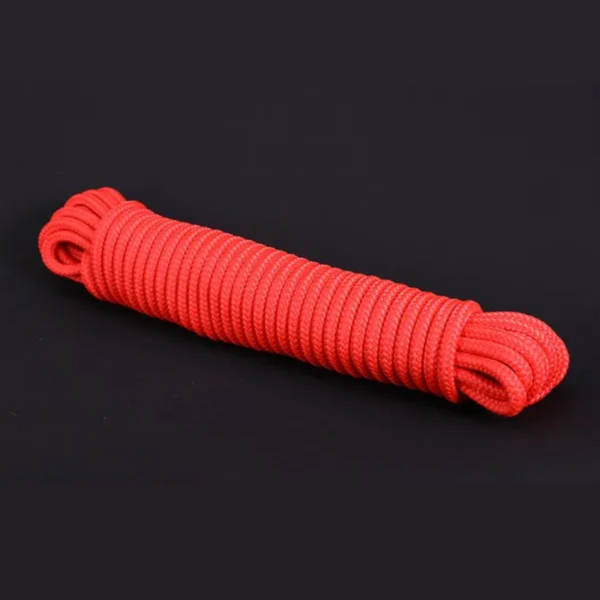 Nylon Rope 50 Foot 5/16" Red