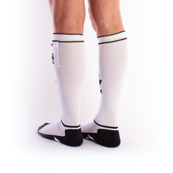 Brutus Gas Mask Party Socks White/Black