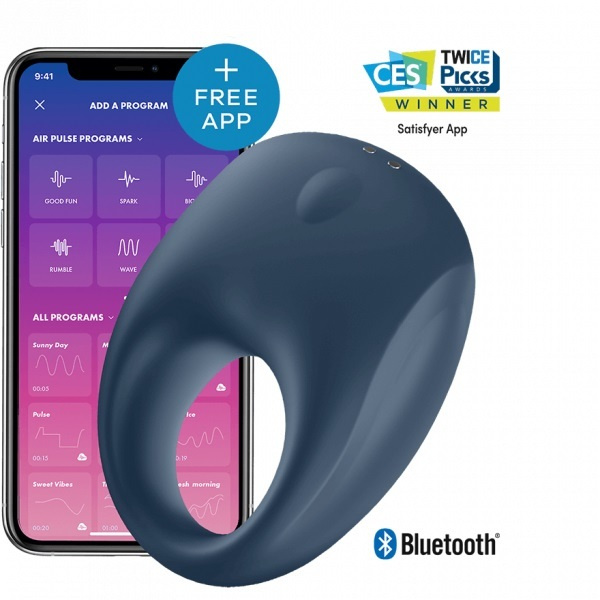 Pierścień Erekcyjny Strong One Ring With App Satisfyer