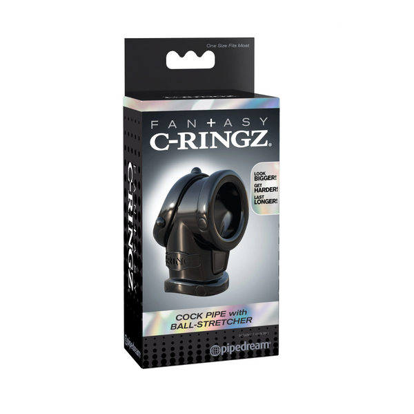 Pipedream Fantasy C-Ringz Cock Pipe With Ball-Stretcher