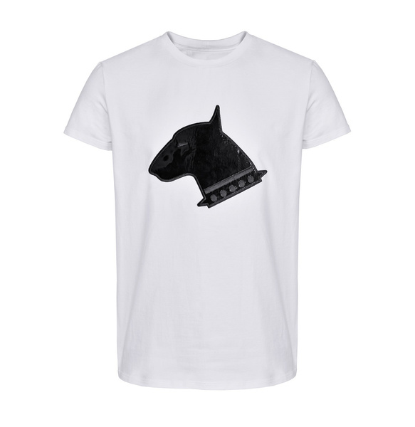 Basic T-Shirt.02 White-Black L BULL