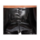 Lateksowe spodenki męskie Men's Latex Pants Zip black XXL LateX
