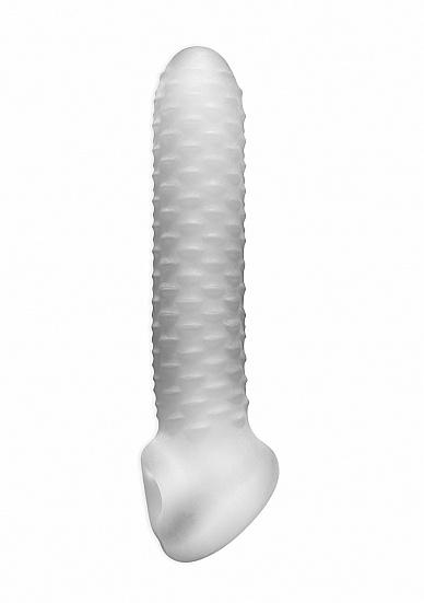 Przedłużka na penisa PF Fat Boy Checker Box Sheath Clear