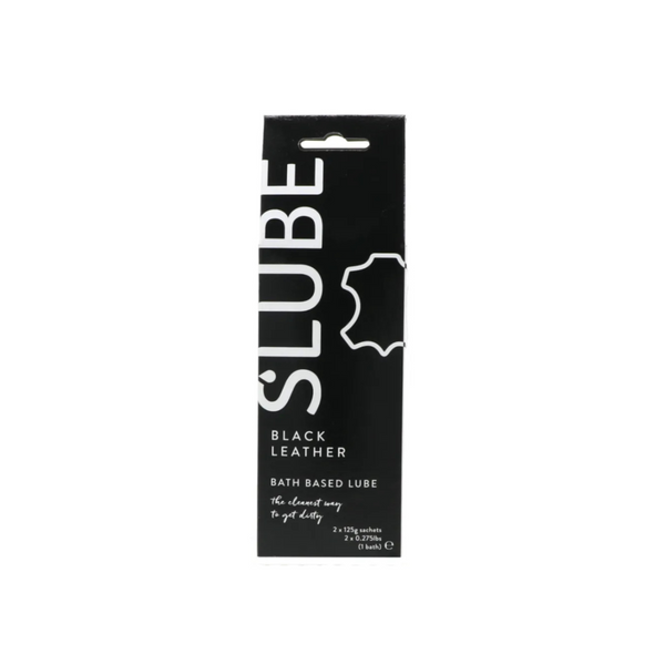 Lubrykant Slube Black Leather Single Bath Play Lube 2x125G Dusedo