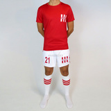 Aasssoxx Football Shorts White M