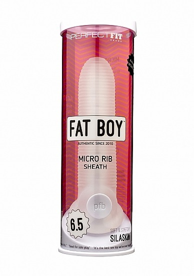 PF Fat Boy Micro Ribbed Sheath Clear