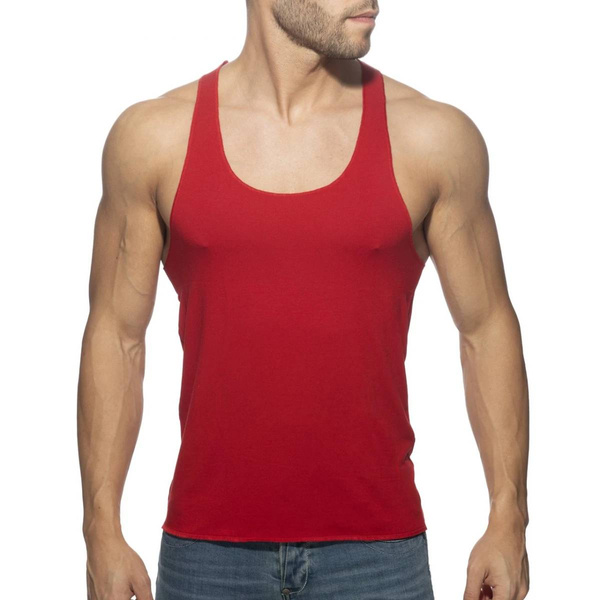 Tank Back Printed Red S Addicted