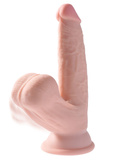 Dildo Z Przyssawką 3D Cock Swinging Balls 6 Inch King Cock