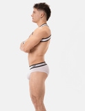 Slipy Brief Top White-Black L Barcode Berlin
