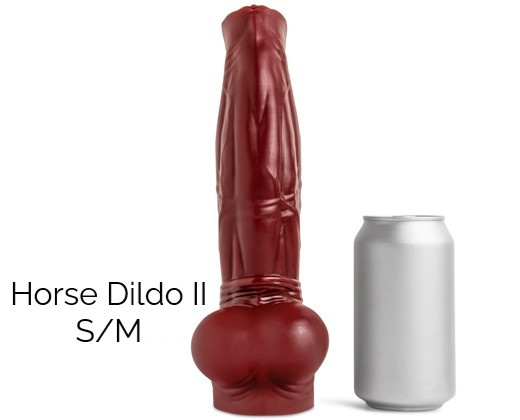 Dildo Horse II Blood Red Soft Vac 4XL Mr Hankeys 
