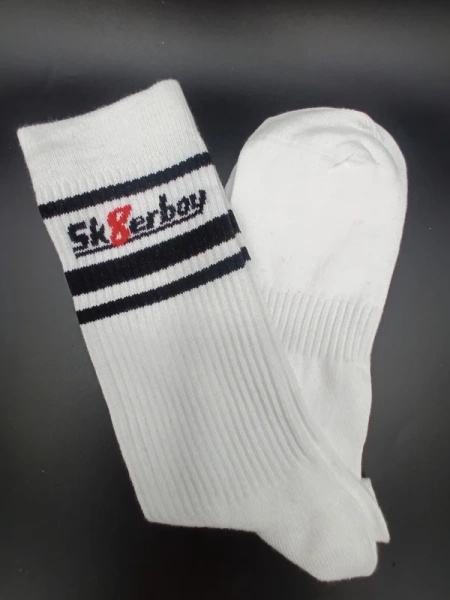 Victory Socks White 39-42 Sk8erboy