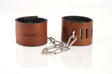 Brown Locking Cuffs Size S Primal Bond Whips