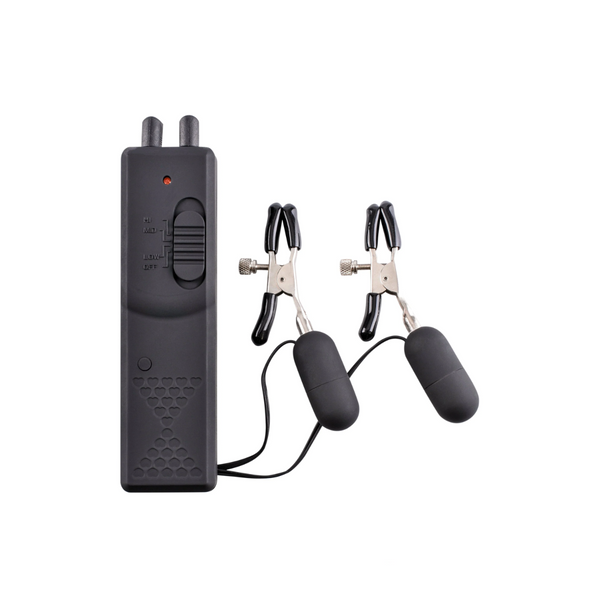 Wibrujące zaciski na sutki Fetish Fantasy Vibrating Nipple Clamps