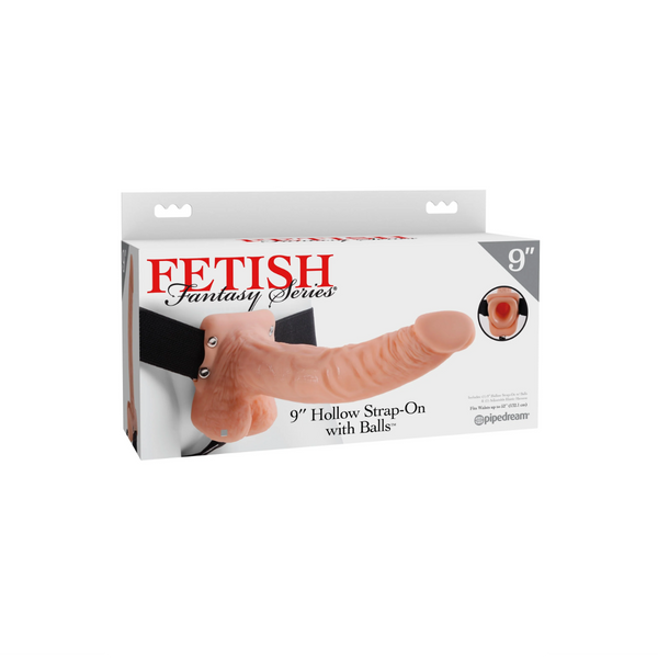 Uprząż Fetish Fantasy Series 9" Hollow Strap-On 