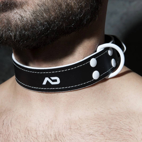 Нашийник Fetish Leather Collar White Addicted