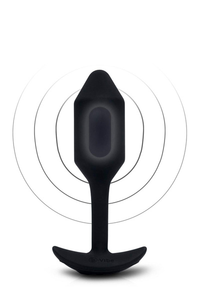 Korek analny Vibrating Snug Plug 2 Black b-Vibe