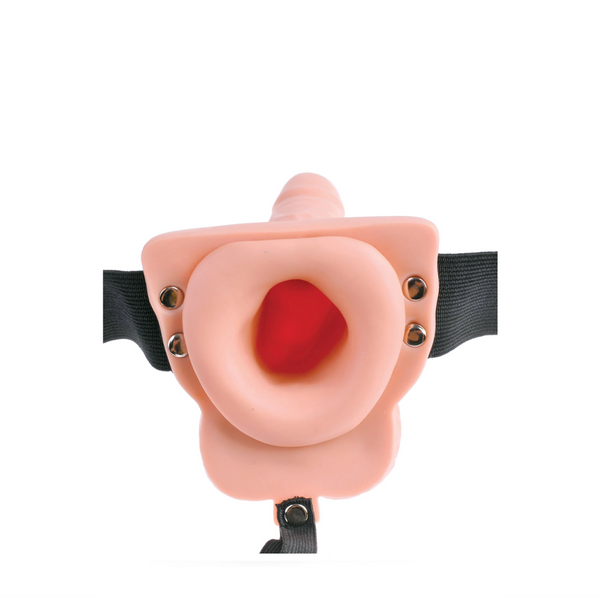 Uprząż Fetish Fantasy Series 6" Hollow Strap-On with Remote Light