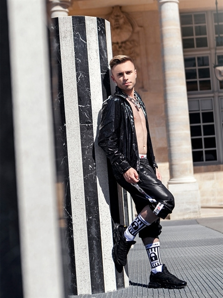 Socks for Chastity Enthusiasts Sk8erboy Locked Socks White 39-42