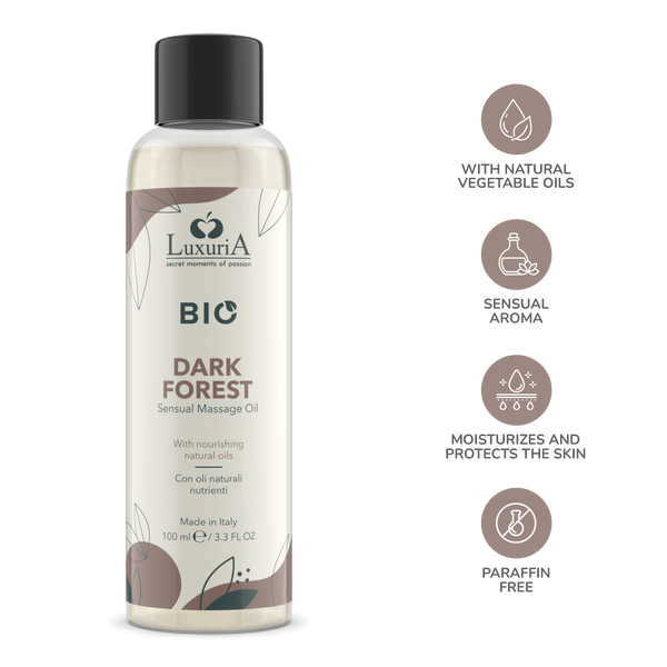 Olejek Do Masażu Luxuria Bio Oil Dark Forest 100 Ml IntimateLine