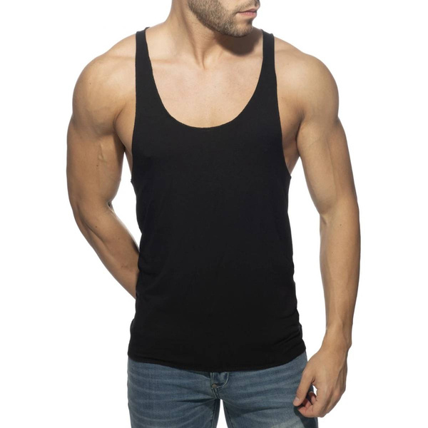 Tank Back Printed Black S Addicted