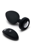 Vibrating Jewel Plug Xxl Black b-Vibe