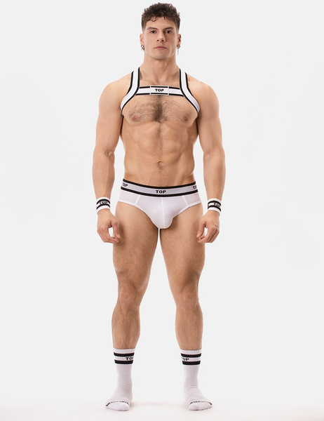 Slipy Brief Top White-Black L Barcode Berlin