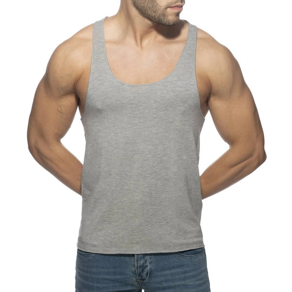 Tank Back Printed Heather Grey XXL Addicted