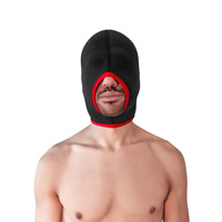 Blind Neoprene Face Fucker Hood Black/Red Brutus
