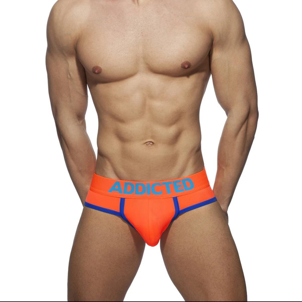 Плавки Neon Cockring Swimderwear Brief Неоновий Оранжевий S Addicted