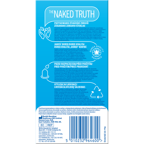 Condoms Durex Extra Safe A12