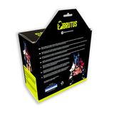 Vegan Pup Hood Black-White Brutus