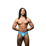 Show-It Strap Jock Aqua Xl Andrew Christian