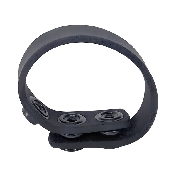 3 Snap Silicone Cock Strap Brutus