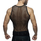 Black & White Mesh Tanktop Black XL Addicted