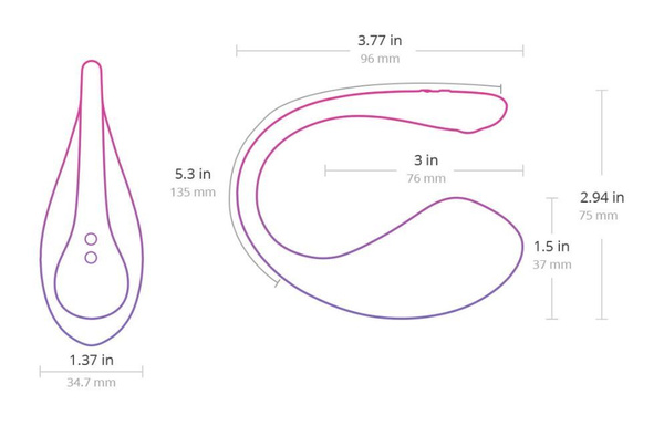 Jajeczko Sterowane Aplikacją Lush 3+ System Jo H2O Lovense