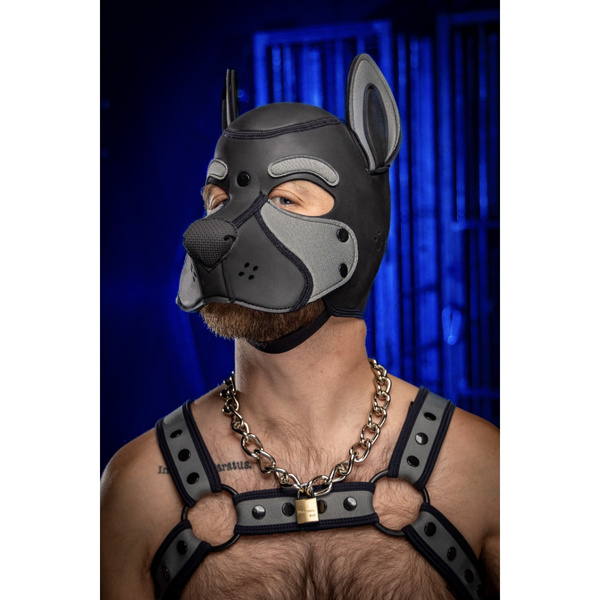 Неопреновий капюшон Frisky Pup Сірий L Mr-S-Leather