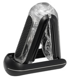 Masturbator Flip Zero Electronic Vibration Black Tenga