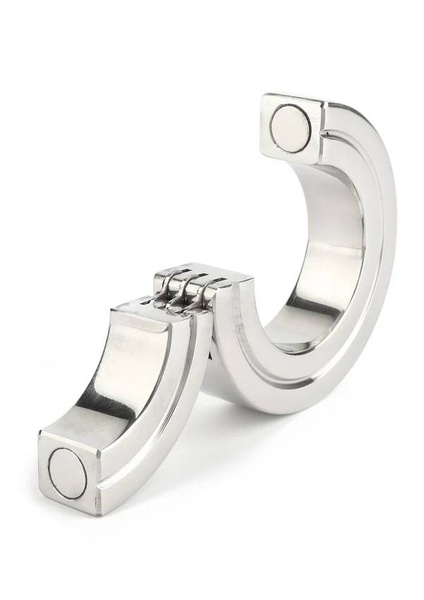 Steel Hinged Magnetic Cockring 40mm Titus