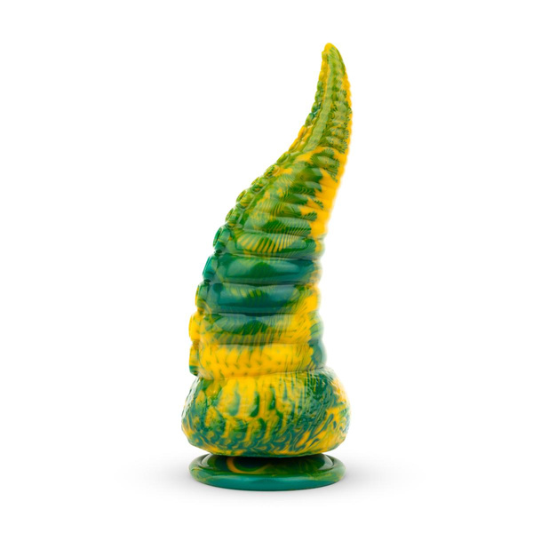Fantazyjne Dildo Tentacle Delight Green & Yellow Mythical Mates