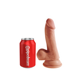 Dildo Plus 17Cm King Cock Triple Density With Balls Tan Pipedream