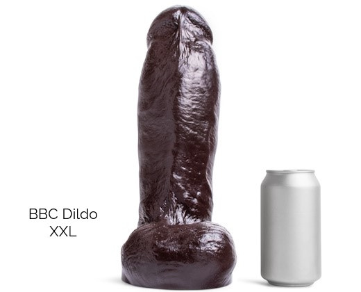 Mr Hankey's Realistic Dildo Thick Dick (BBC) Soft Vac Brown XXL