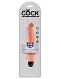 7" Vibrating Stiffy Flesh Realistyczny Wibrator Cielisty 17Cm King Cock 7" Vibrating Stiffy Flesh realistyczny wibrator cielisty 17cm