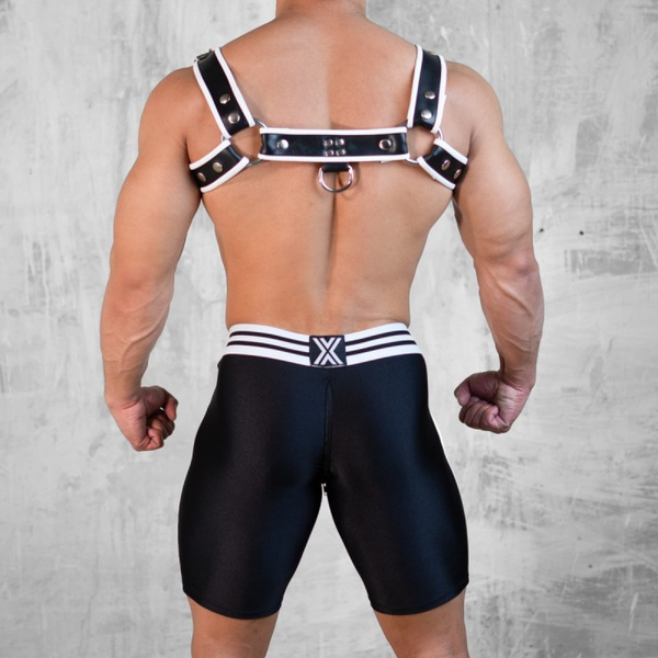 Bitch Short Black/ White Double Zipper S Boxer Barcelona