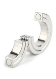 Pierścień erekcyjny Steel Hinged Magnetic Cockring 40mm Titus