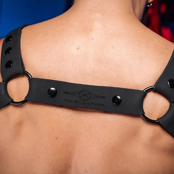 Uprząż silikonowa Slick Silicone Bulldog Harness Black S/M Mr.S.