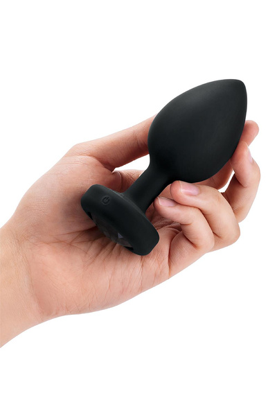 Vibrating Jewel Plug Xxl Black b-Vibe